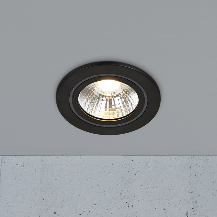 Nordlux Alec 6,1 W LED innfelt spot svart